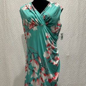 BRAND NEW Roz & Ali sakura floral sleeveless dress (Size 14)